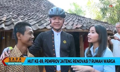 Hut ke-69, Pemprov Jateng Renovasi 7 Rumah Warga