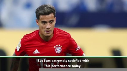 Kovac 'extremely satisfied' with Coutinho's performance