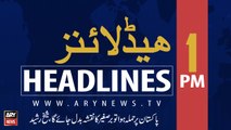 ARY News Headlines | Indian forces fire tear gas at protesters in Occupied Kashmir | 1 PM | 25 August 2019