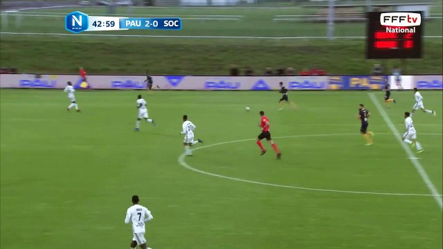 Enorme occasion de JARJU dans la surface mais sa frappe est contré par un défenseur de Cholet.