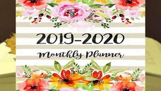 R.E.A.D 2019-2020 Monthly Planner: Two Year - Monthly Calendar Planner | 24 Months Jan 2019 to Dec