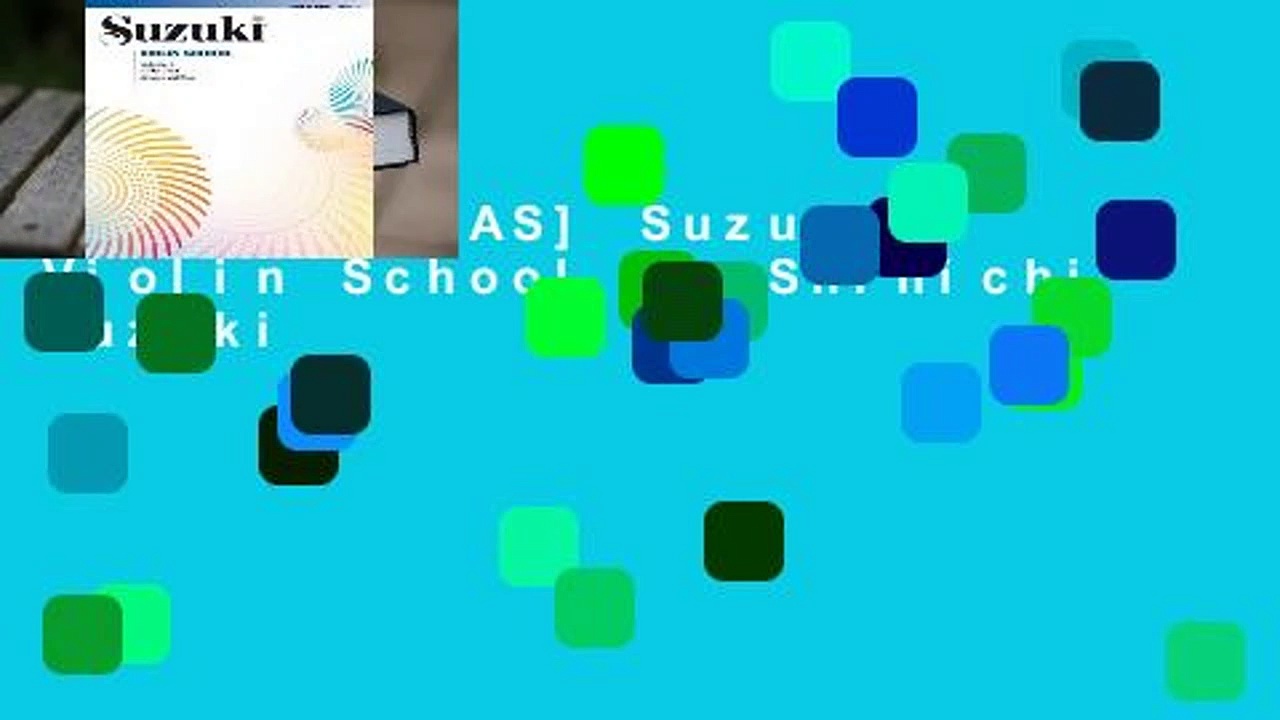 [GIFT IDEAS] Suzuki Violin School by Shinichi Suzuki