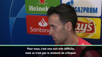 Demies - Busquets : "On ne peut blâmer personne d'autre que nous-mêmes"