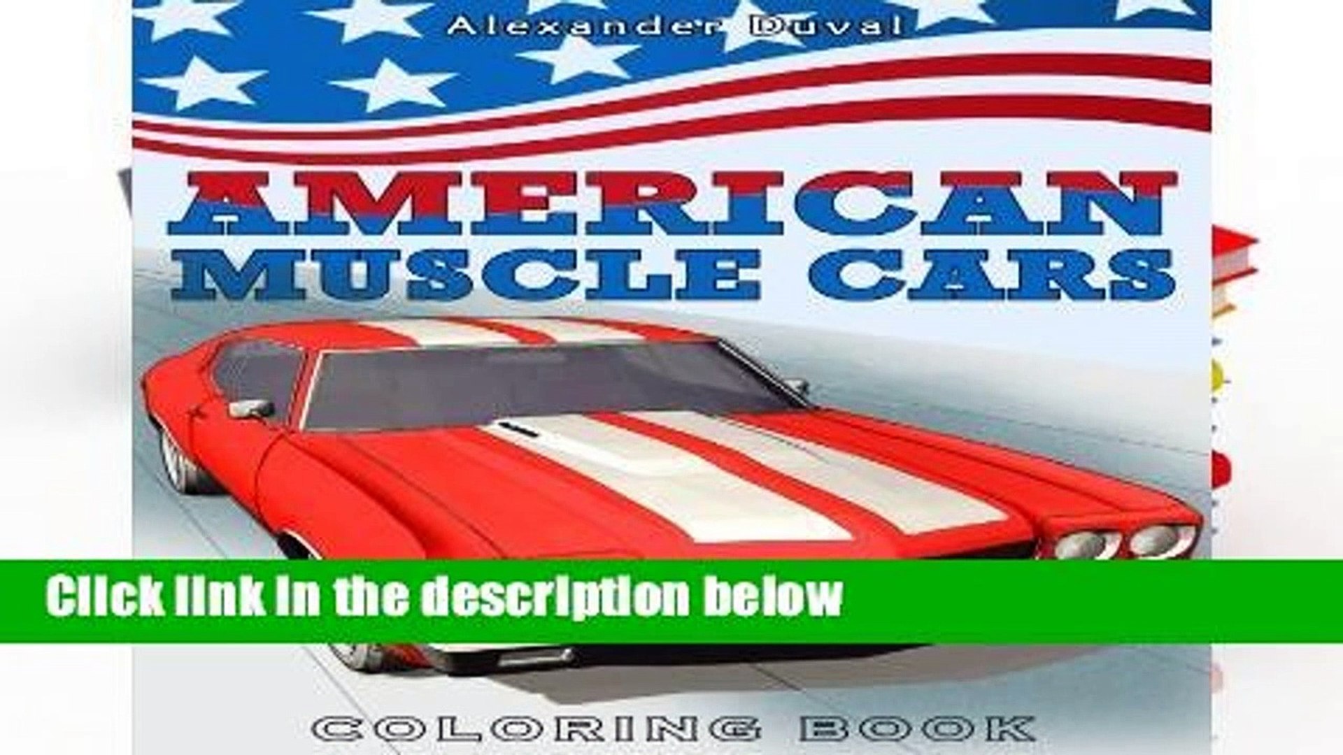 77+ American Muscle Cars Coloring Book Free