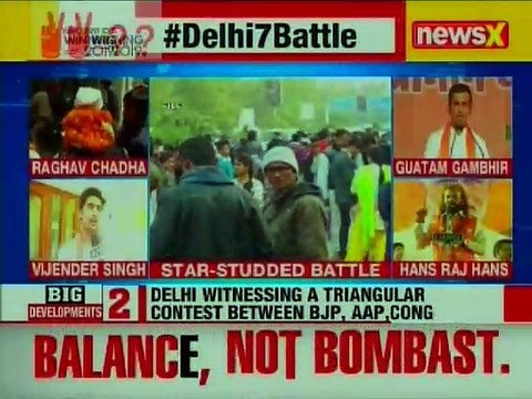 Delhi witnessing triangular contest between BJP, AAP, Congress; Lok Sabha Elections Phase 6