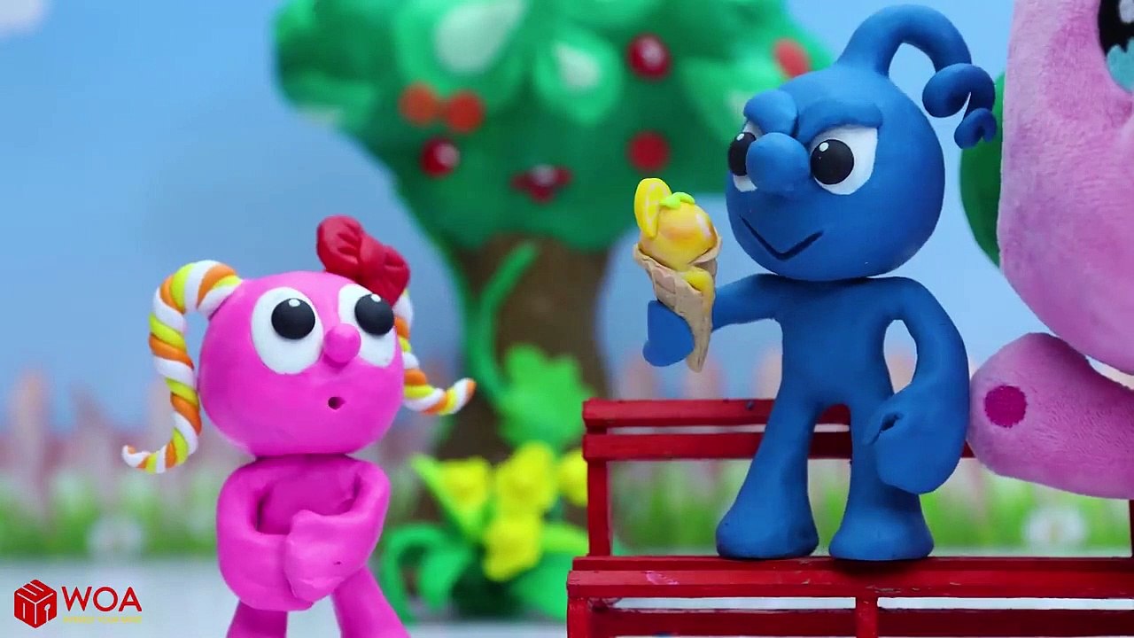 CLAY MIXER PET CARE STUFFED TEDDY BEAR  Cartoons Play Doh Stop Motion