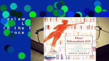 Review  Dear Fahrenheit 451: Love and Heartbreak in the Stacks - Annie Spence