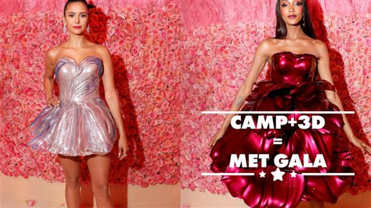 Nina Dobrev & Jordan Dunn come stampate al Met Gala