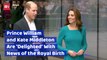 Prince William And Kate Middleton Respond To Meghan Markle's Birth