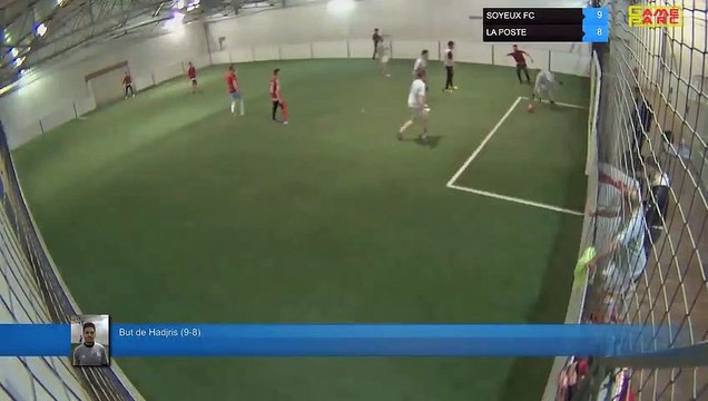 But de Hadjris (9-8) - SOYEUX FC Vs LA POSTE - 07/05/19 21:00 - LIGUE 4 - Poitiers Game Parc