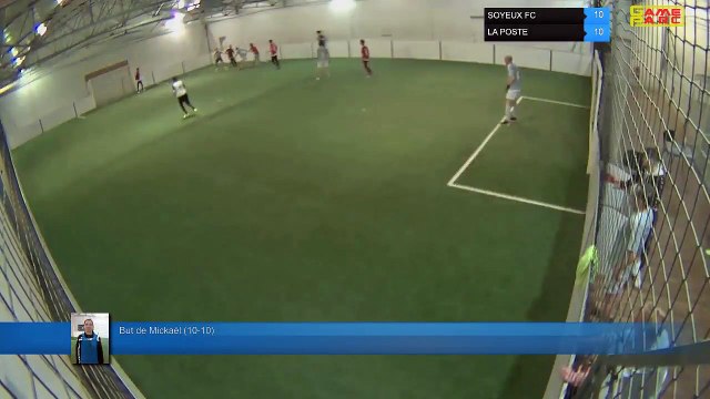 But de Mickaël (10-10) - SOYEUX FC Vs LA POSTE - 07/05/19 21:00 - LIGUE 4 - Poitiers Game Parc