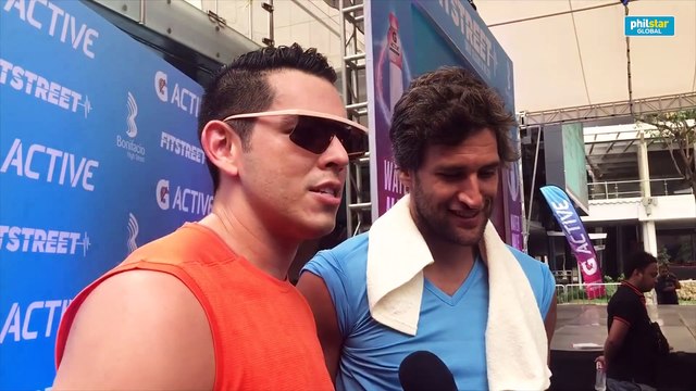 Nico Bolzico and Raymond Gutierrez on having their workout
