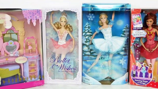 Barbie Ballerina dolls & Barbie in the Pink Shoes Dancing Stage باربي دمية الباليه Barbie Bailarina | Karla D.