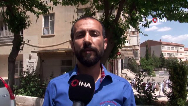 Kovanını terk eden bal arıları mahalleyi istila etti