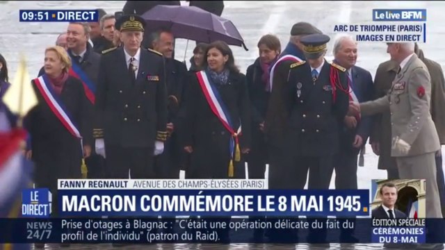 Anne Hidalgo a déposé une gerbe sur la tombe du Soldat inconnu