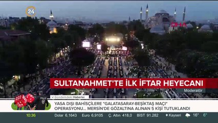Sultanahmet'te ilk iftar