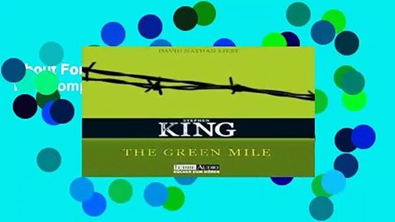 About For Books  The Green Mile Complete