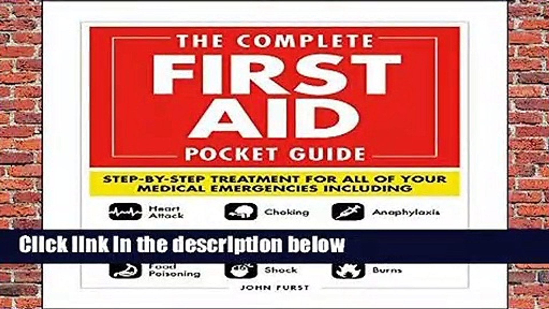 ⁣R.E.A.D The Complete First Aid Pocket Guide: Step-By-Step Treatment for All of Your Medical