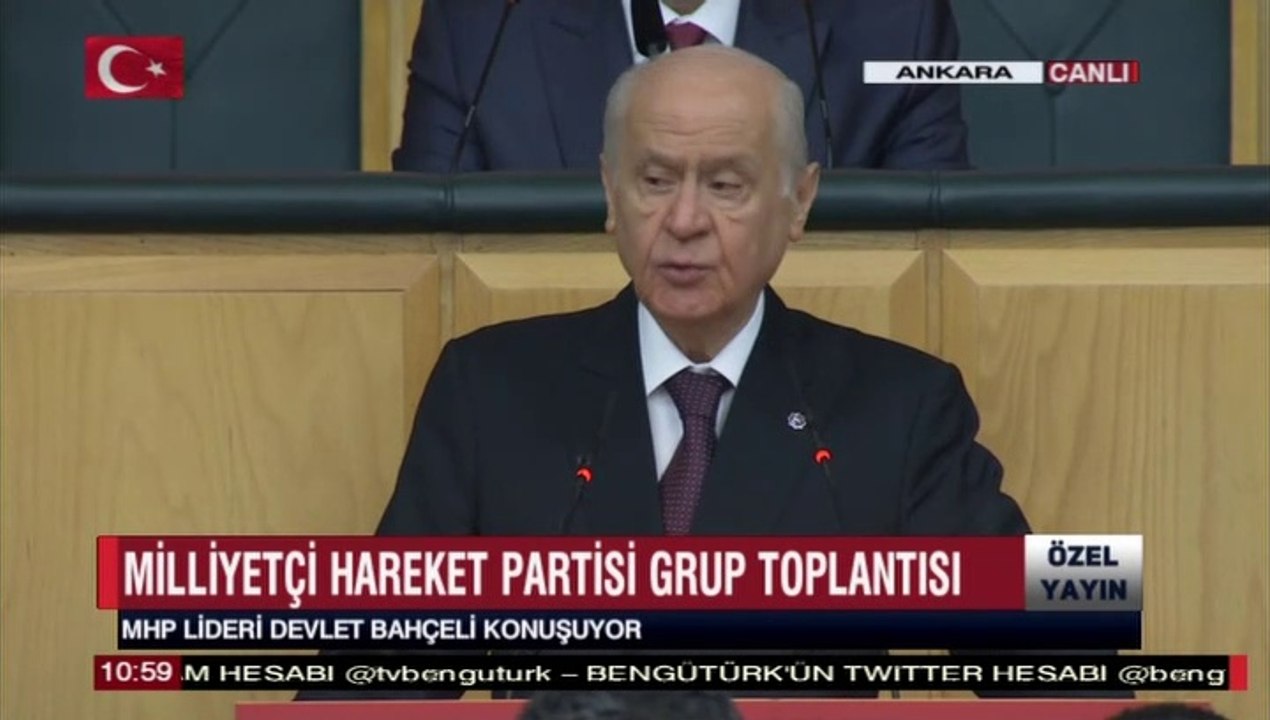 Devlet Bahçeli / MHP Grup Toplantısı / 8 Mayıs 2019