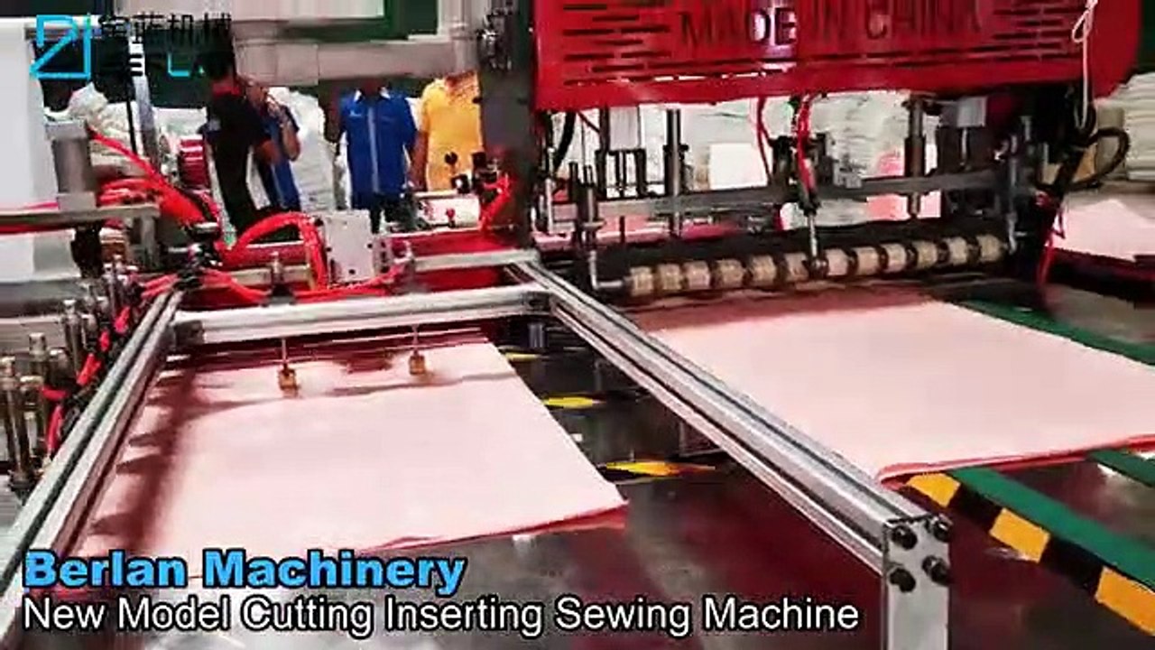 CIS-800 AUTOMATI PP WOVEN BAG CUTTING SEWING _ INNER BAG INSERTING MACHINE