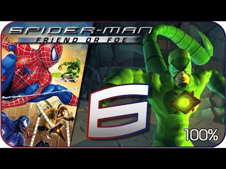 Spider-Man: Friend or Foe Walkthrough Part 6 • 100% (X360, Wii, PS2, PC) Sea Caves • Boss Scorpion