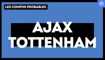 Ajax-Tottenham : les compos probables