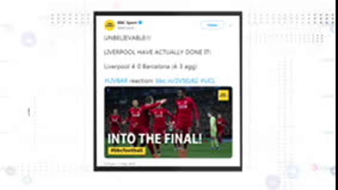 كرة قدم: دوري أبطال أوروبا: تواصل اجتماعي - عودة ليفربول تصيب برشلونة بصدمة