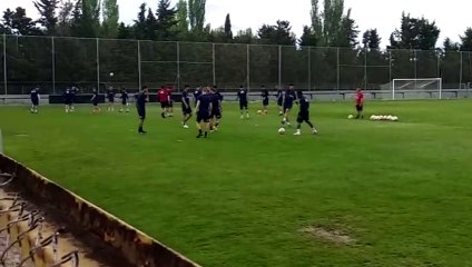 El Real Zaragoza Sigue Preparando el Partido contra el Extremadura
