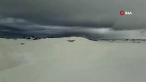 2,5 metrelik inanılmaz kar manzarası