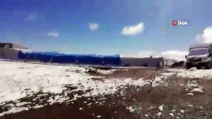 Antalya’da yaylalar Mayıs ayında beyaza büründü