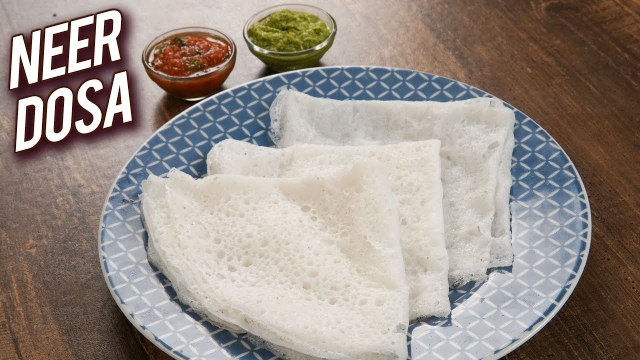 Neer Dosa Recipe - Mangalore Style Neer Dosa - How To Make Neer Dosa At Home - Varun