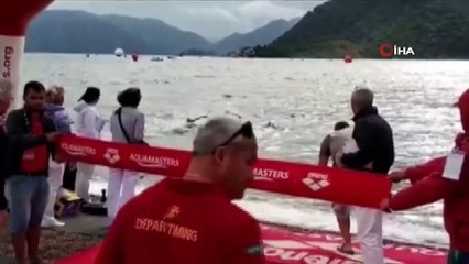 Yarışı kazanabilmek için çocuk sporcuyu iterek böyle düşürdü