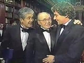 Soichiro Honda with Ayrton Senna 88