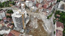 Yıkım Çalışmalarındaki Son Durum Havadan Görüntülendi