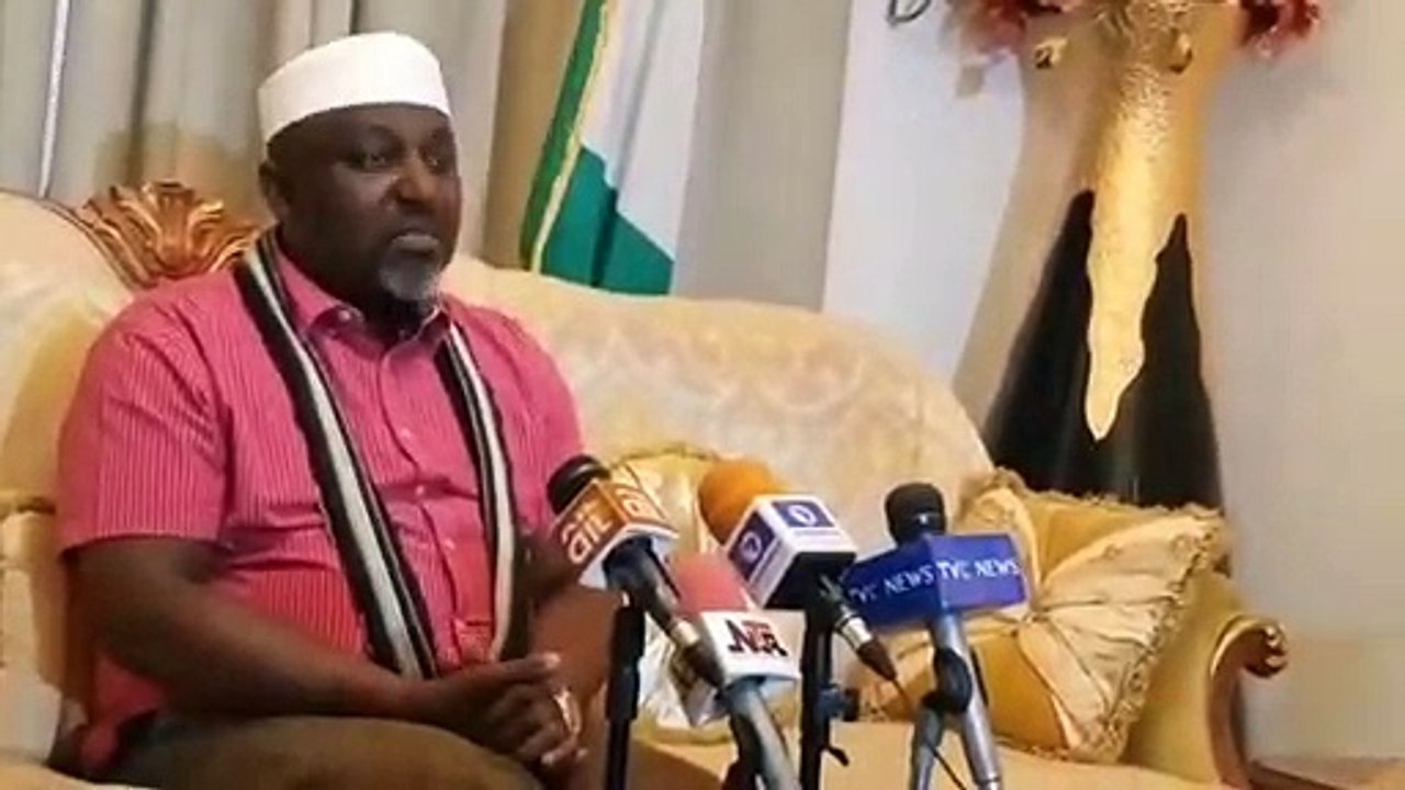 Governor Rochas Okorocha speaks on his non-issuance of certificate of return,...