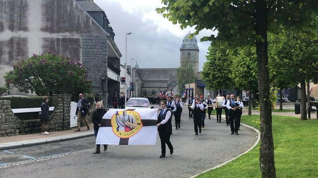 Loudéac. Cérémonie du 8 mai 1945