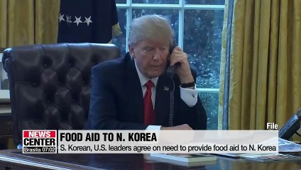 S. Korea announces plan to offer food assistance to N. Korea