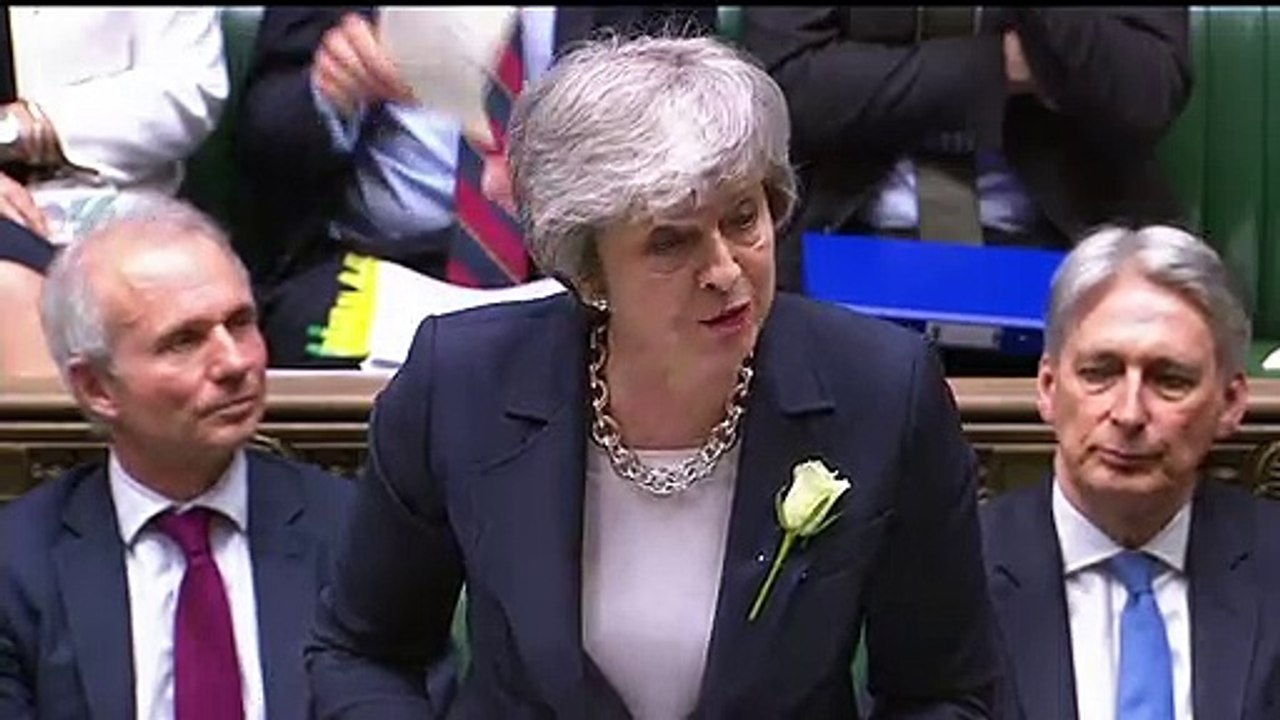 Theresa May and Jeremy Corbyn congratulate royal couple