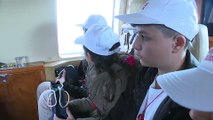 İçişleri Bakanı Soylu, çocuklarla birlikte helikopterle trafik denetimine katıldı - KIRIKKALE