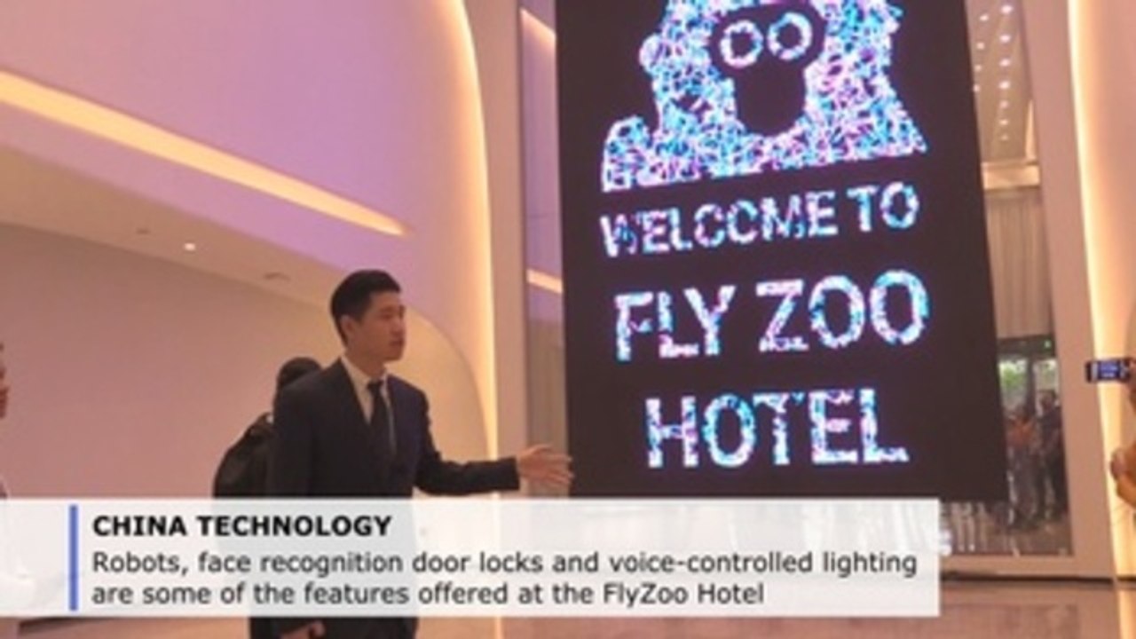 Robots, artificial intelligence serve guests at China's hotel of the future