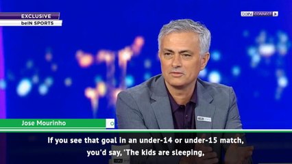Mourinho compares Barcelona to "sleeping kids" for Liverpool's fourth goal
