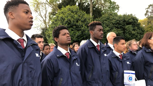 Le Chant des partisans, lors de la cérémonie
