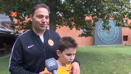 Görme engelli Kaan, Eskişehirspor'un "uğuru" oldu