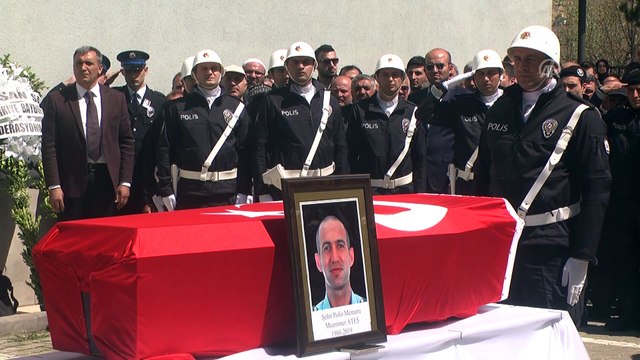 Şehit polis memuru Ateş için tören - BAYBURT