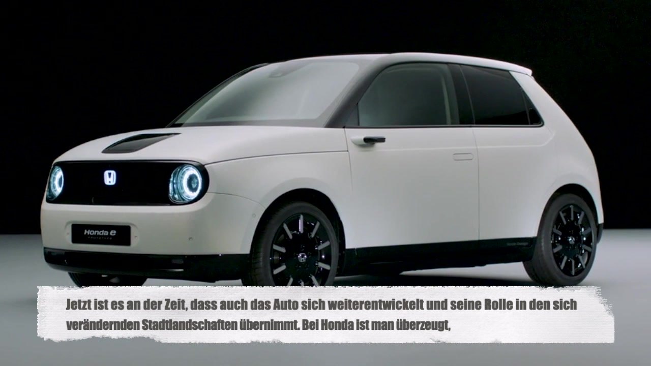 Honda e - Elektrofahrzeug für Europa