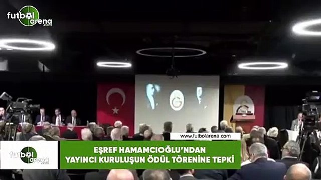 Eşref Hamamcıoğlu'ndan yayıncı kuruluşun ödül törenine tepki