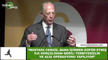 Farun Süren: "Mustafa Cengiz, bana içinden küfür etmiş ilk sürçülisanı değil!"