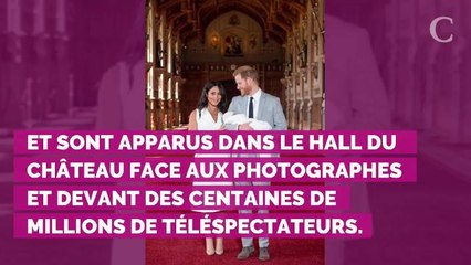 PHOTOS. Royal baby : Meghan Markle tout de blanc vêtue pour présenter son fils au monde entier