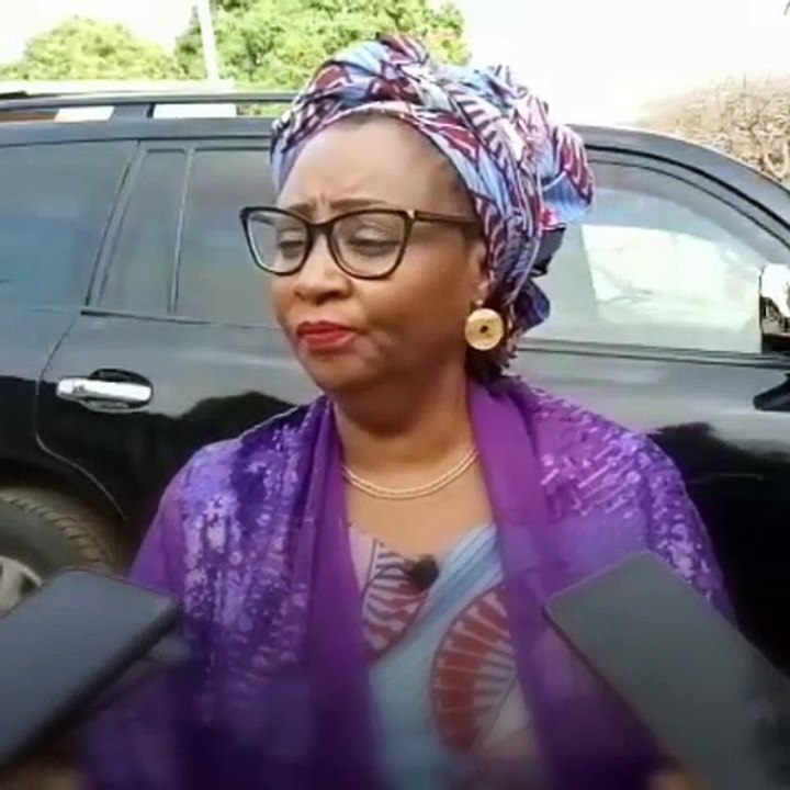 Hadiza El-Rufai (First Lady, Kaduna State) speaks on her husband winning a se...