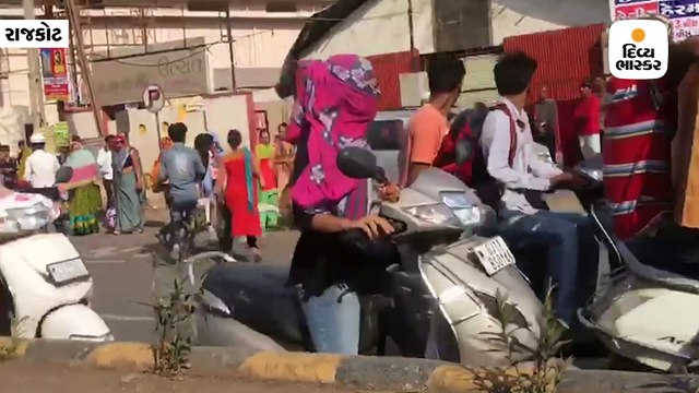 રાજકોટમાં યુવતીની છેડતી મામલે જાહેરમાં યુવતી અને બે યુવકોએ યુવાનને માર માર્યો